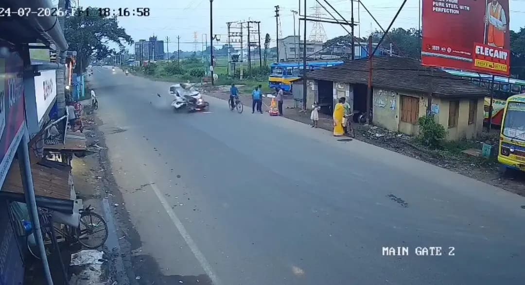 What actually happened during the horrific accident at Chanditala? Everyone was left horrified as the CCTV footage surfaced