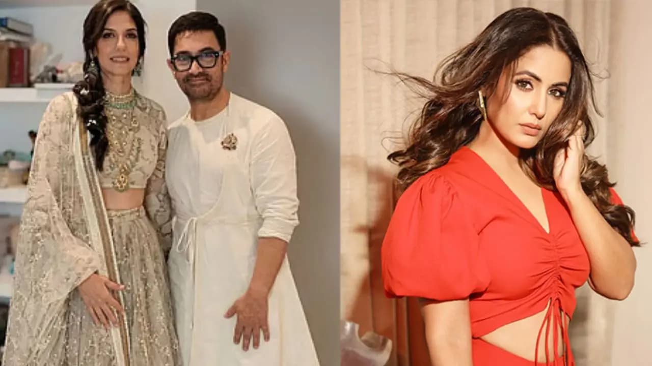 Hina Khan talks about Aamir Khan's third marriage with Gauri spratt