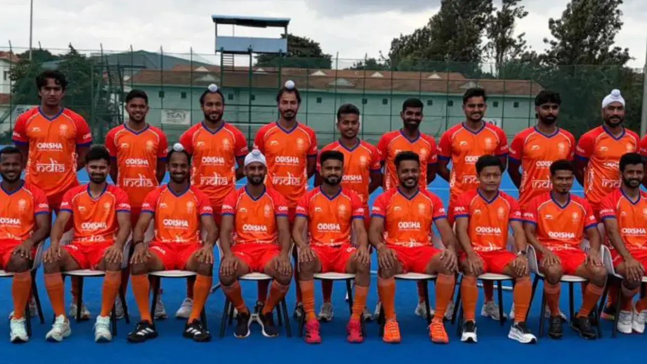 Hockey India chose saffron jerseys for better visibility on blue pitches at the 2026 World Cup