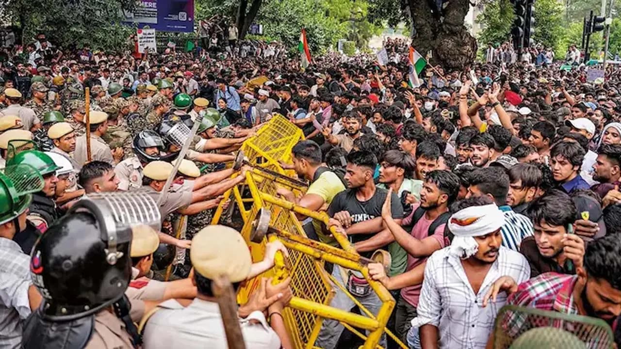 Unrest was fomented using the Jantar Mantar protest as a tool who are the 2900 criminals hiding behind masks A central government report has caused an uproar in Parliament