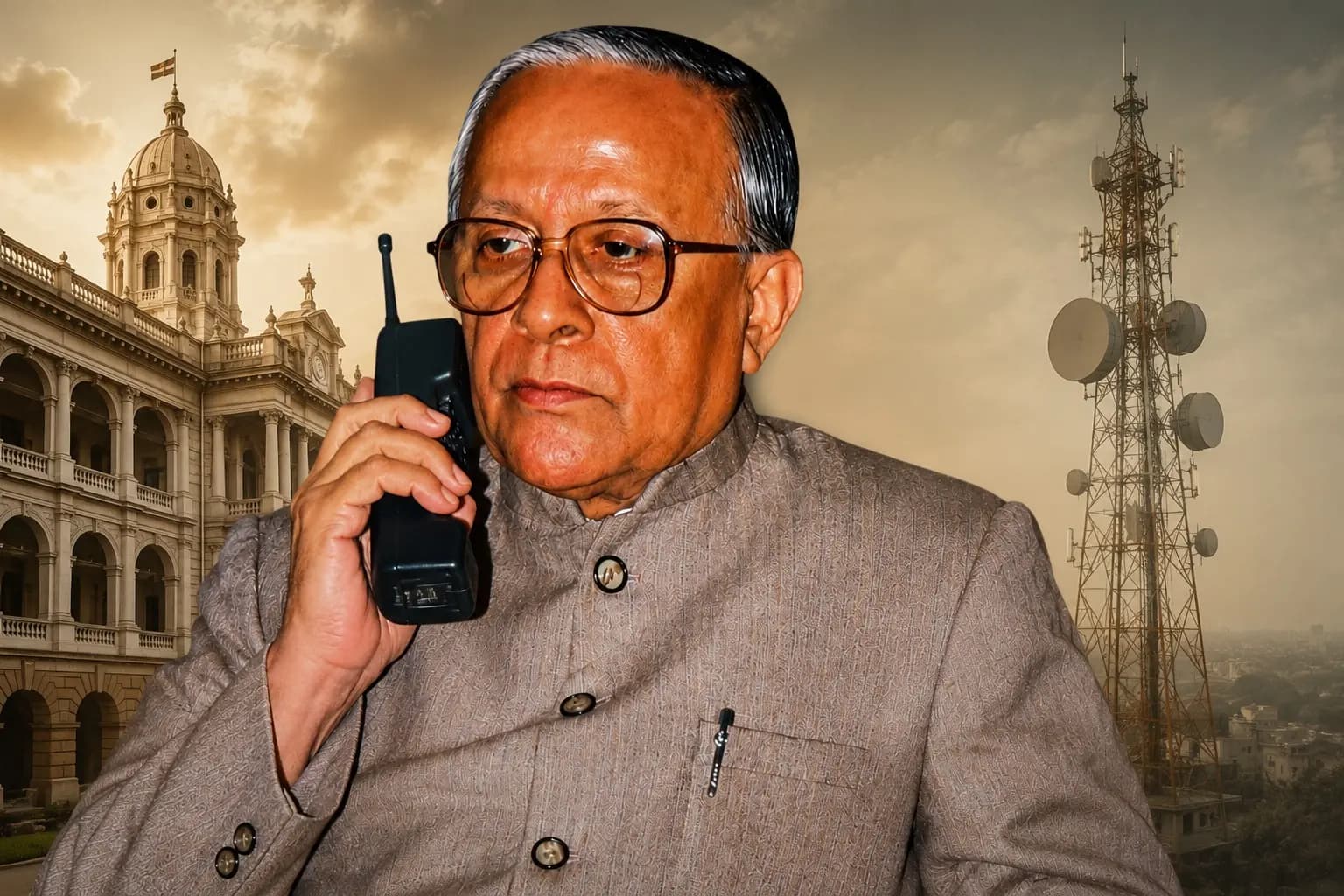 India's First Mobile Phone Call: How Jyoti Basu Made History on July 31, 1995