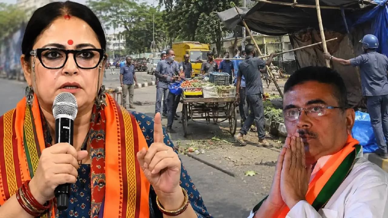 West Bengal Government Takes Major Decision on Hawker Eviction Agnimitra Paul Reacts