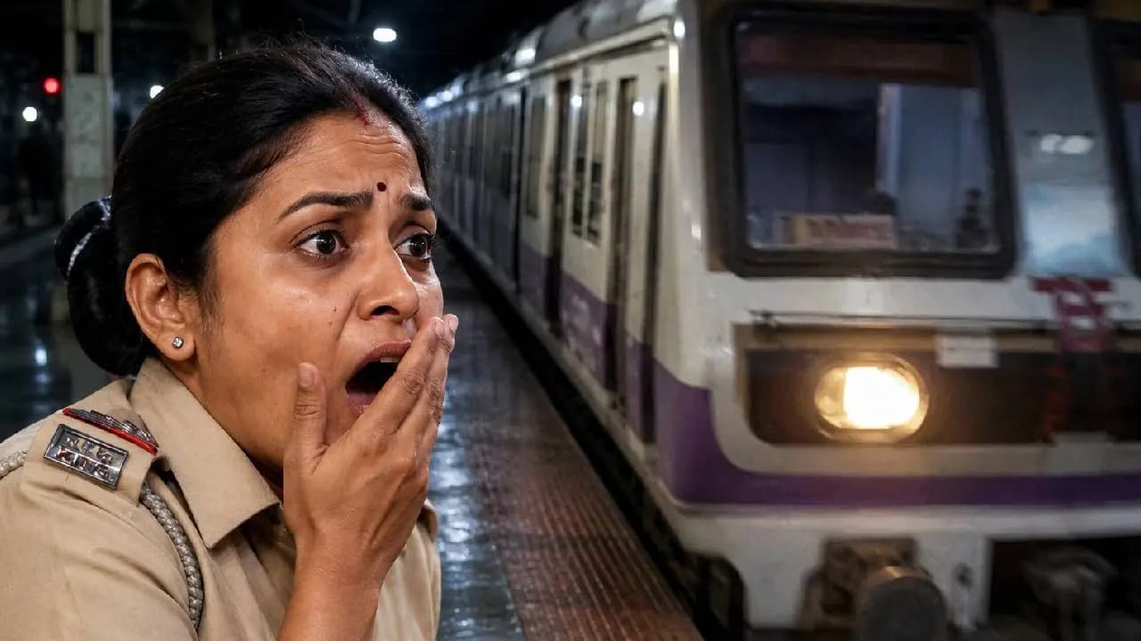 Alert Woman Police Officer Saves Man In Dramatic Rescue At Dadar Station
