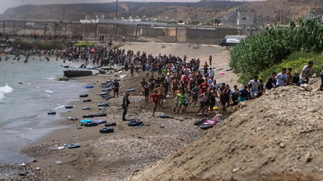 ceuta migrant big update: 60000 Crossed Into Spain In 2 Days then this incident happened to them