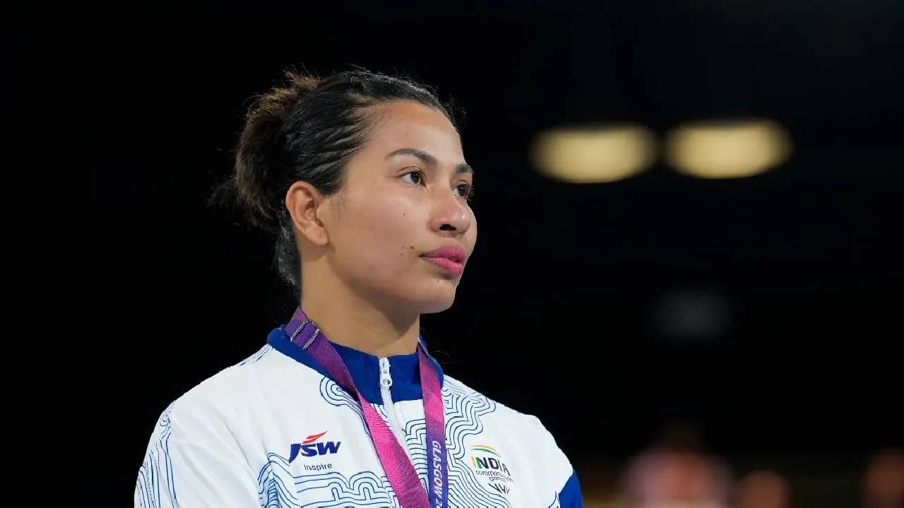Lovlina Borgohain flags missing Northeast on India map at Glasgow restaurant