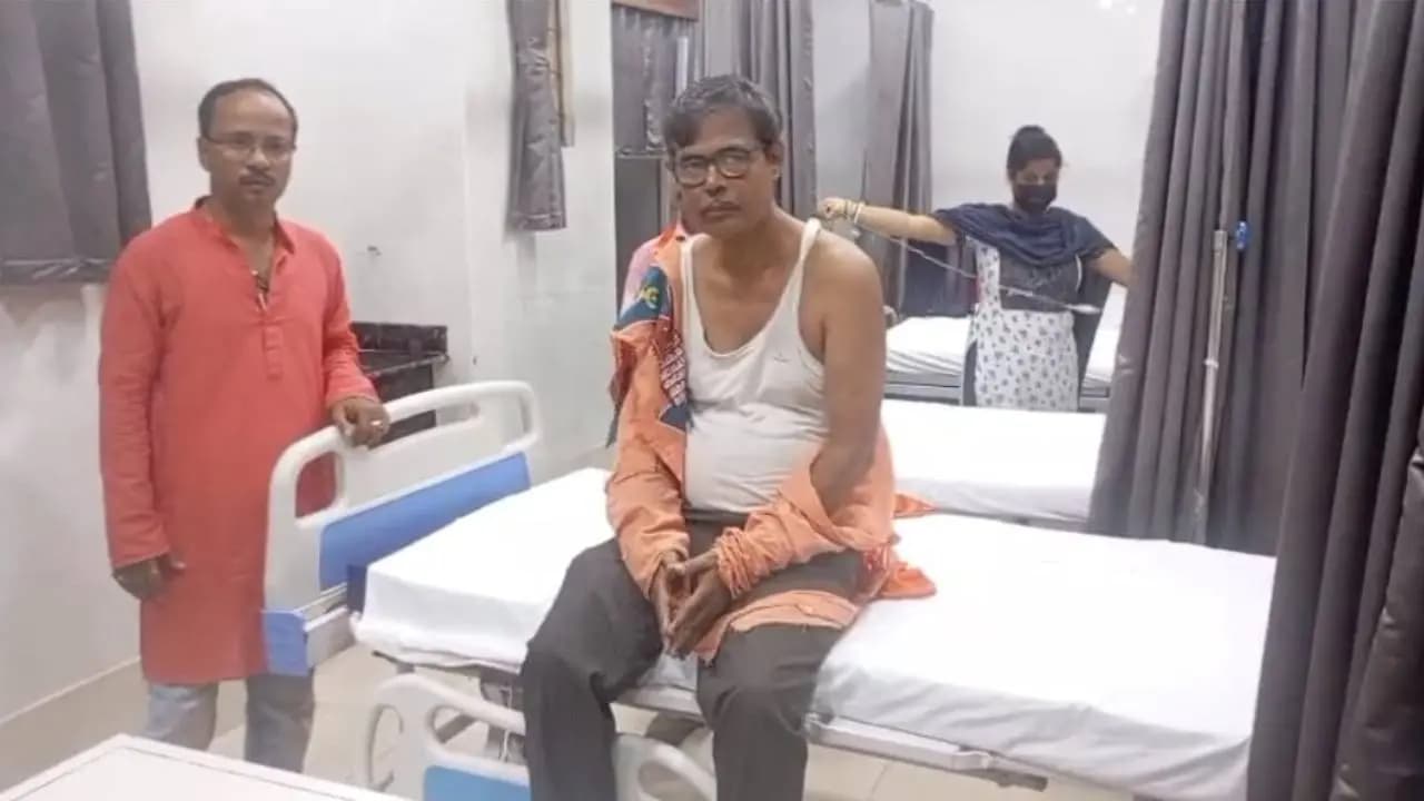 Tension at the Bharatiya Mazdoor Sangh blood donation camp at Kolaghat Thermal Power Station