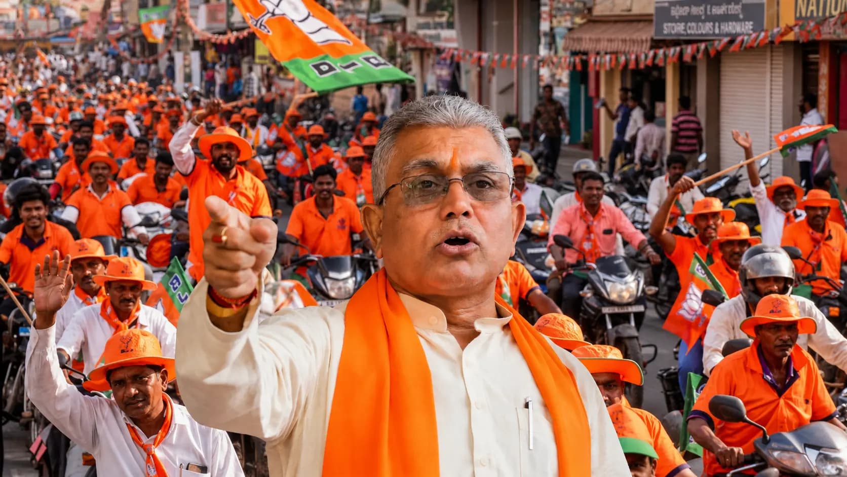 Dilip Ghoshs warning about the distraction of BJP workers
