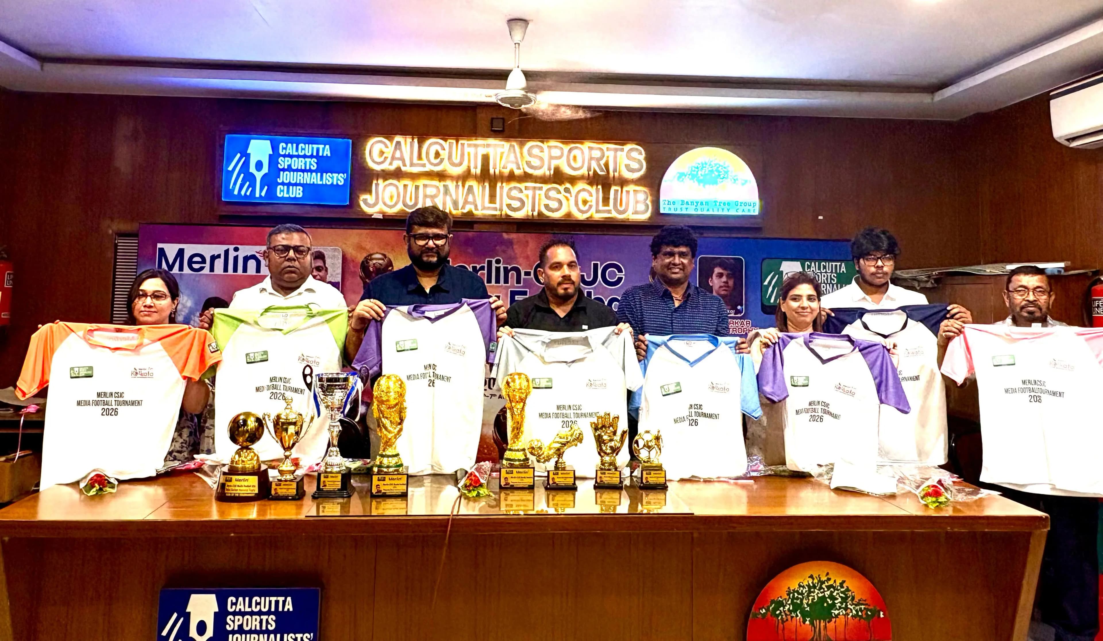 Merlin Group and Calcutta Sports Journalists' Club announce CSJC Football Tournament 2026