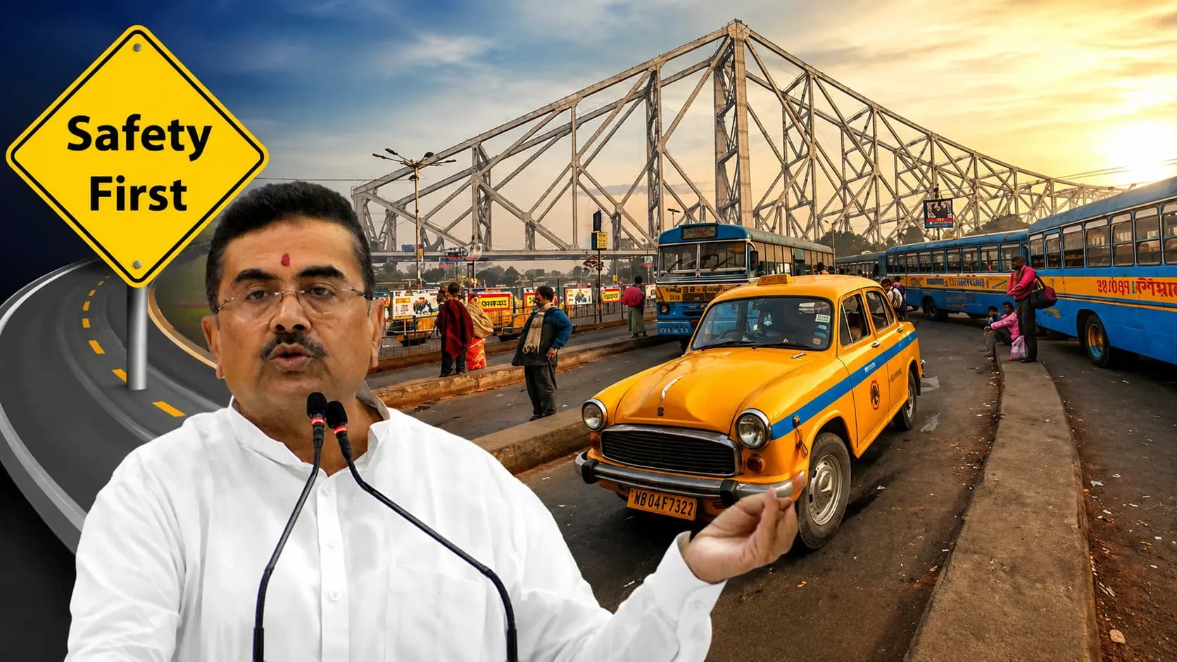 Suvendu Adhikari On Road Safety: Road Safety Week starts today Bengal CM gives a big message of resolve