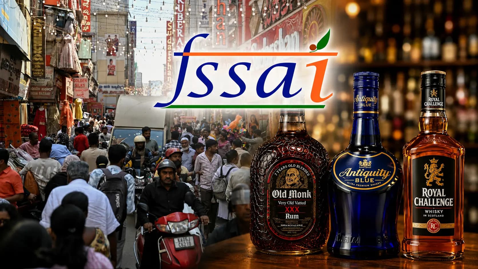 Liquor Sale Ban: Is the sale of liquor brands like Old Monk and Royal Challenge now completely banned in India a major directive from the FSSAI