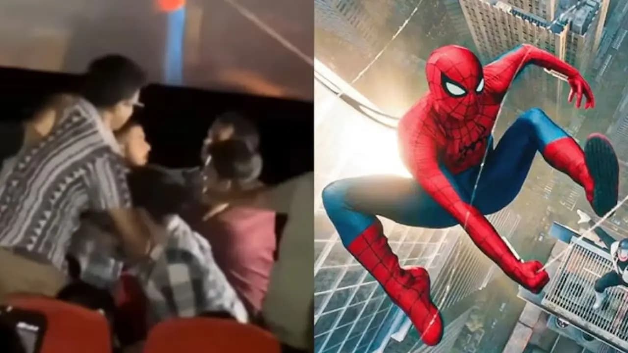 Spiderman brand new day movie: moviegoers allegedly started fight while seeing the movie because of this reason