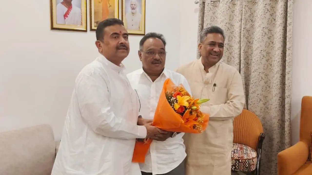 BJP inner meeting: Suvendu Adhikari Shamik Bhattacharya and Sunil Bansal held meeting in Delhi