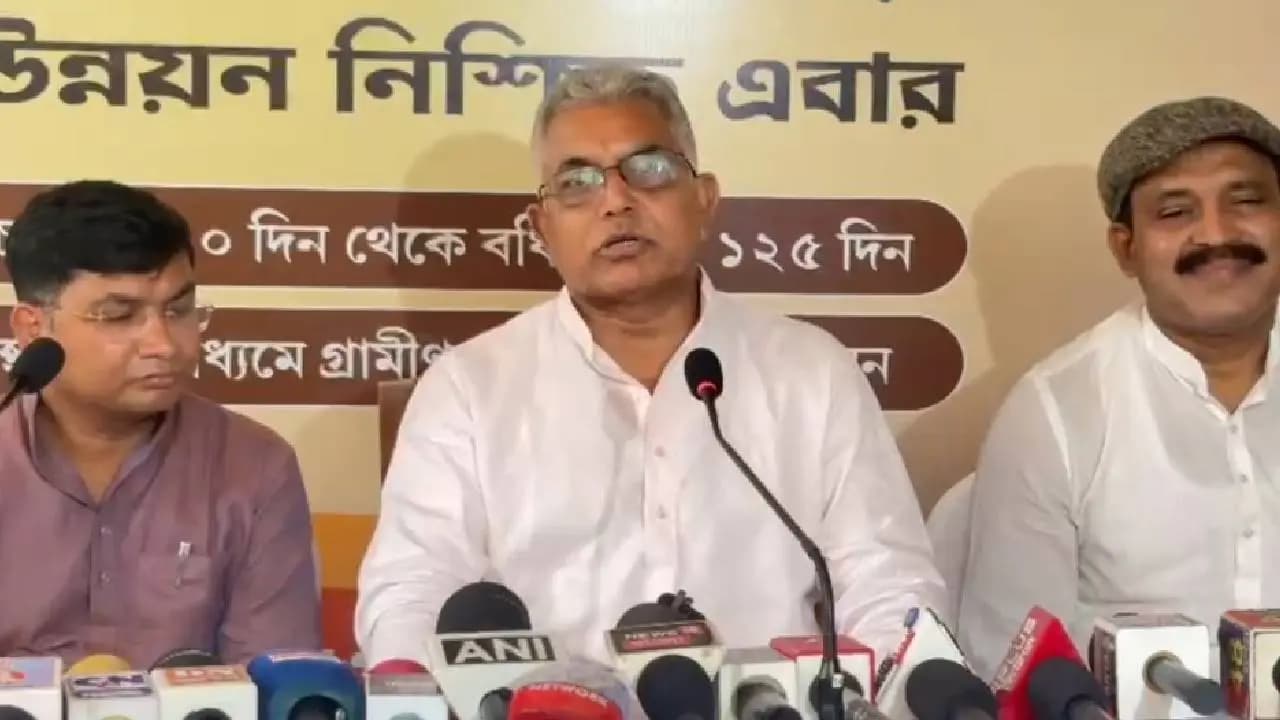 100-Day Work Will Not Stop Without Panchayat Chief, Rules Changed, Said Dilip Ghosh