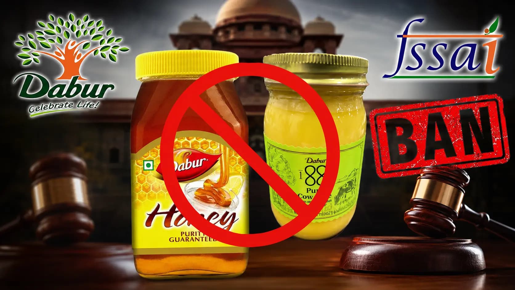 FSSAI takes strict action bans sale of Dabur ghee and honey citing lack of 10 persent purity
