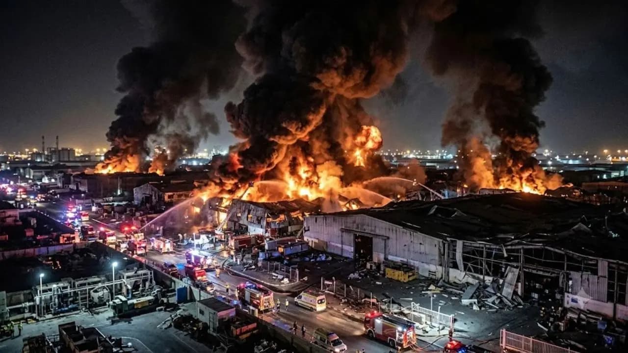 Dubai Explosion: 7 Blasts In 20 Minutes Reported In Dubais Jebel Ali Industrial Area Amid Iran War mystery looms over the cause
