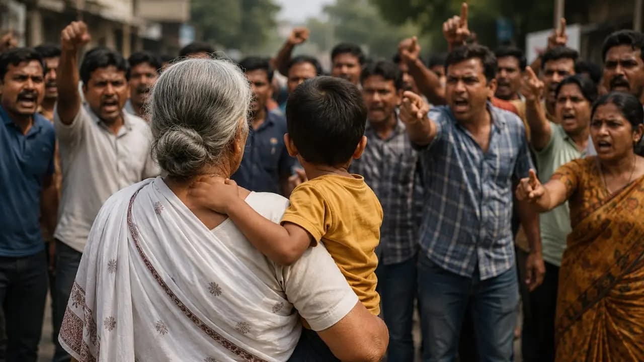 Elderly woman faces trouble for speculation and allegation by local people in Habra