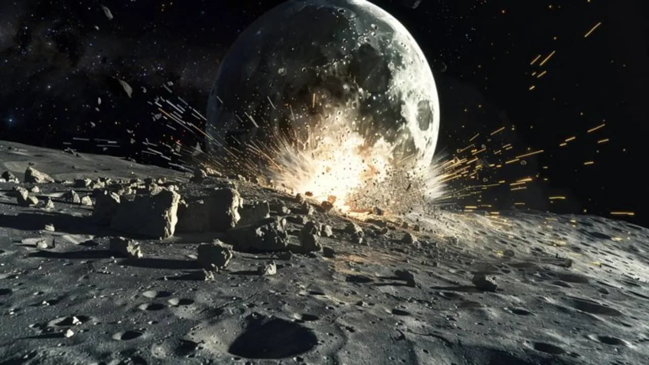 4500 Kg SpaceX Rocket Stage Collides With Moon After 19 Months in Space