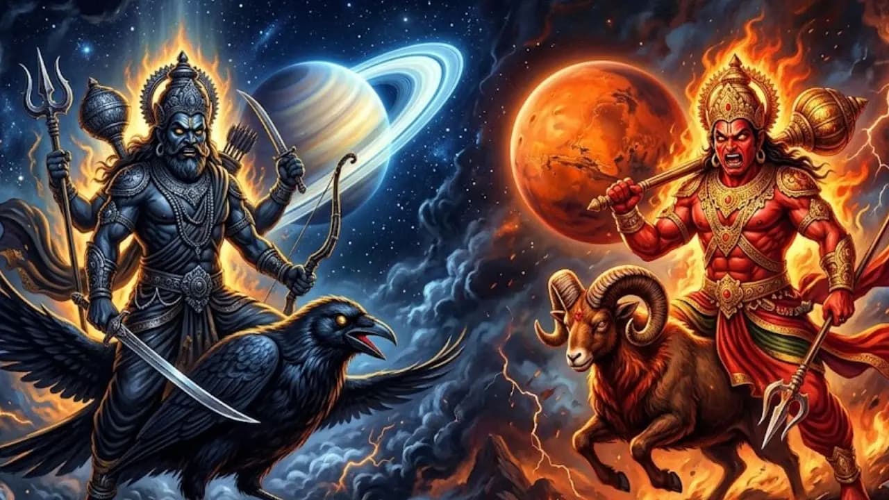 Shani mangal Yog: these 5 zodiac signs will face trouble because of saturn and mars yuti