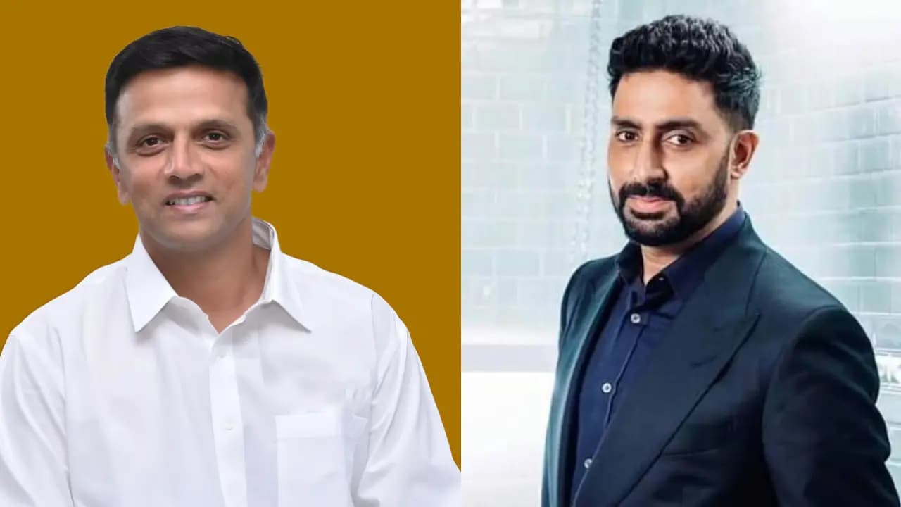 Rahul Dravid's special gift for Abhishek Bachchan