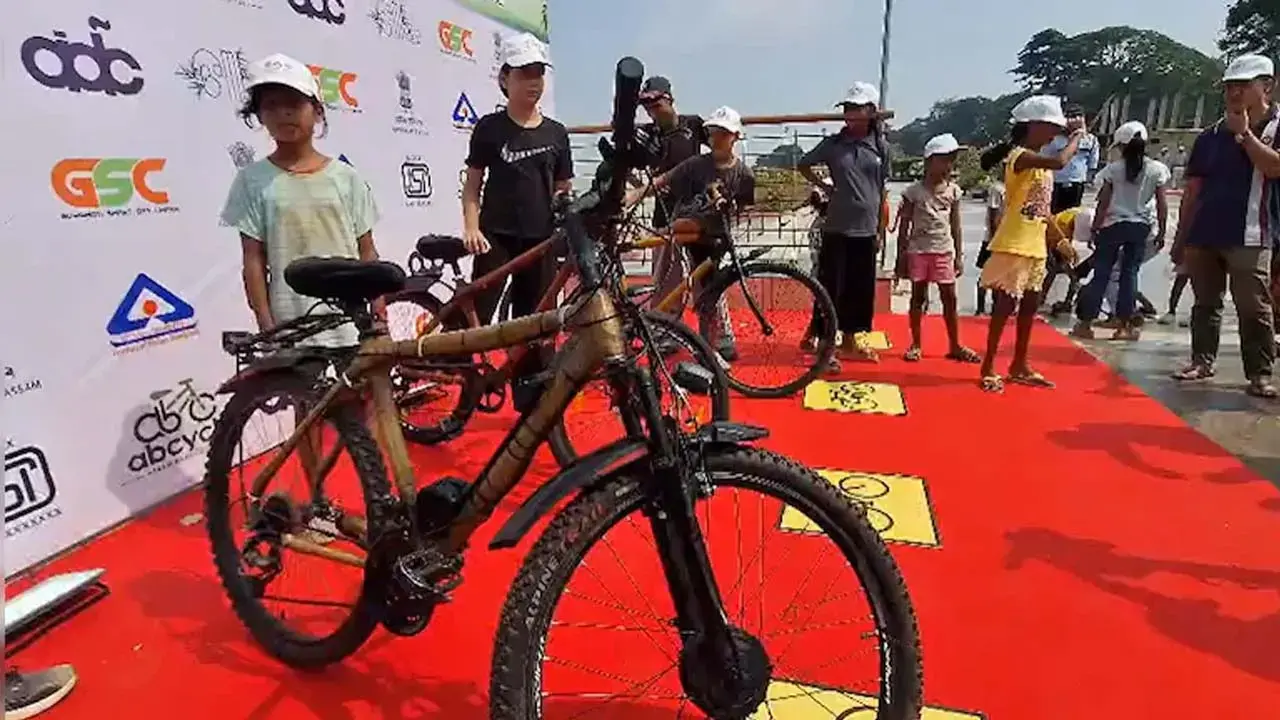 Bamboo bicycles: launched in Assam on Gandhi Jayanti
