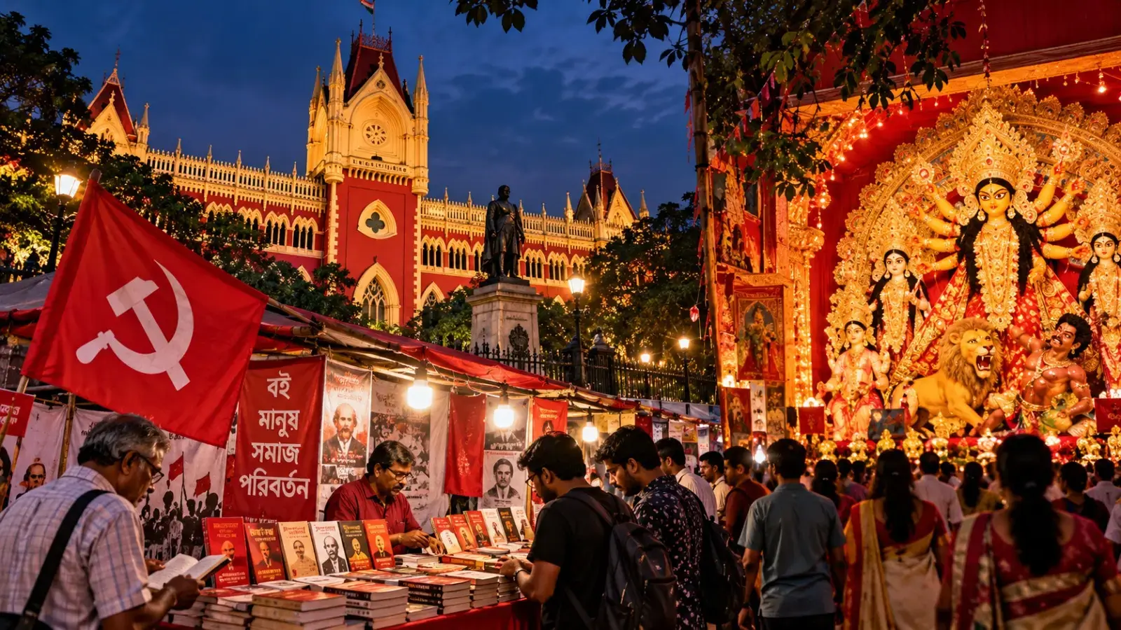 CPM no longer be able to set up Durgapujo bookstalls High Court makes a significant observation regarding the bookstalls