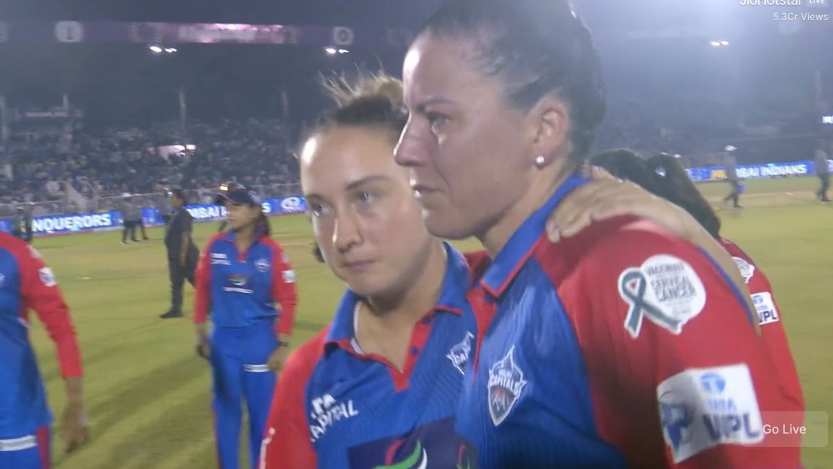 Delhi Capitals all rounder Marizanne Kapp broke down in tears